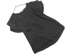 新品 BEAMS LIGHTS ビームスライツ サテン ティアードスリーブ ブラウス シャツ size38/黒 ■◆ レディースのサムネイル