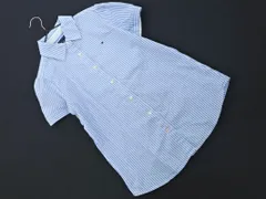 TOMMY HILFIGER トミーヒルフィガー ストライプ ブラウス シャツ sizeS P/水色ｘ白 ■◆ レディースのサムネイル