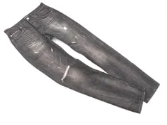 BANANA REPUBLIC バナナリパブリック ダメージ加工 ボタンフライ デニムパンツ size29/黒 ■■ メンズのサムネイル
