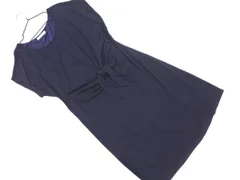 any SiS エニィスィス リボン ワンピース size2/紺 ■◆ レディースのサムネイル