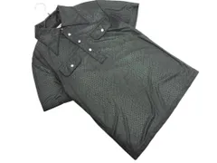 KATHARINE HAMNETT キャサリンハムネット パイソン柄 ポロシャツ sizeM/ダークグリーン ■◆ メンズのサムネイル