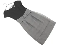 JUSGLITTY ジャスグリッティー リボン ワンピース size1/黒ｘグレー ■◆ レディースのサムネイル