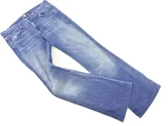 7 For All Mankind セブンフォーオールマンカインド フレア デニムパンツ size29/紺 ■■ レディースのサムネイル