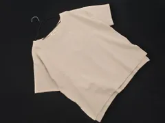 OPAQUE.CLIP オペーク ドット クリップ ワイド幅 半袖 プルオーバー カットソー size40/ライトベージュ ■◆ レディースのサムネイル