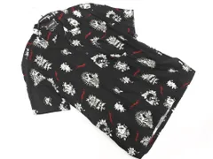 新品 Ed Hardy エドハーディー 総柄 オープンカラー シャツ sizeLL/黒 ■◆ メンズのサムネイル