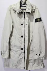 正規品/百貨店購入 STONE ISLAND ストーンアイランド マイクロラブス トレンチコート ベージュ ジャケット 90のサムネイル
