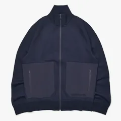 新品未使用 LOUIS VUITTON ルイ ヴィトン ナイロン ジップトラックジャケット ポリエステル シルク ネイビー 中古 4a005639のサムネイル