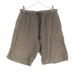 ROKX ロックス カナダ製 チェック柄 クライミングショートパンツ L レッド系 メンズ 古着のサムネイル