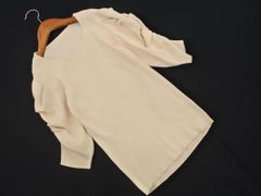 VIS ビス ギャザー リブ ニット セーター sizeF/ベージュ ■◆ レディースのサムネイル
