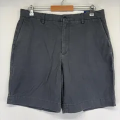 古着 ポロ・ラルフローレン POLO RALPH LAUREN パンツ チノパン ジップ 5ポケット ハーフパンツ ショート w35  グレー 無地 メンズのサムネイル