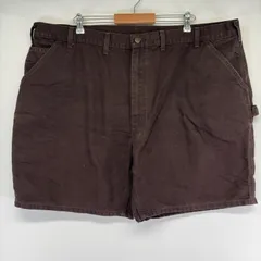 古着 カーハート Carhartt ダック パンツ カーゴ ペインター ワンポイントロゴ 大きいサイズ ハーフパンツ w48  ブラウン系 メンズのサムネイル