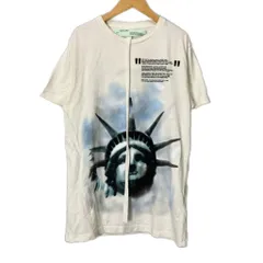 オフホワイト OFF WHITE Liberty Print T-shirt Tシャツ カットソー クルーネック 半袖 S アイボリー OMAA027E18185015のサムネイル