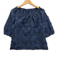 SunaUna スーナウーナブラウス size38/ネイビーのサムネイル
