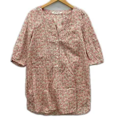 green label relaxing グリーンレーベルリラクシングチュニック sizeサイズ表記なし/ピンク×マルチカラーのサムネイル
