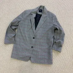 82 セコンFLOラー CHECK ブレーザー 0724D1のサムネイル
