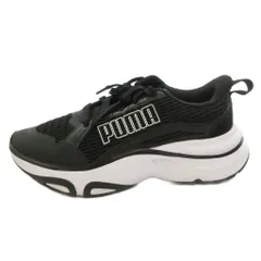 プーマ PUMA SOFTRIDE ディバイン スニーカー ランニングシューズ 23.5 白 ホワイト 黒 ブラック 310163-01 /FFのサムネイル