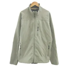 ランズエンド LANDS' END 裏起毛ジャケット 上着 M グレー 無地 ハイネック 長袖 ブルゾン アウター /YU ■ECA007のサムネイル