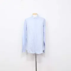 正規品 マッシモ ドゥッティ(MASSIMO DUTTI) メンズ ライトブルー 軽量 コットン カジュアル シャツ Mサイズ I.N (ジョンイン)のサムネイル