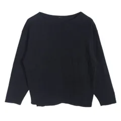 COMOLI コモリ 22SS V01-06001 和紙混 ウール ボートネック ニット セーター ダークグレー系【中古】のサムネイル