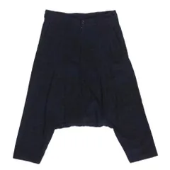 COMME des GARCONS コムデギャルソン OD-P003 総柄 ウール サルエル ショート ハーフ パンツ ブラック系 S【中古】のサムネイル