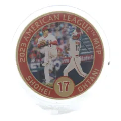 ノーブランド 大谷翔平選手 2023年アメリカン・リーグMVP受賞記念 ゴールドコイン 24金メッキ シリアルナンバー有り ゴールド色 /YO8のサムネイル
