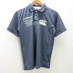 g■カンタベリー/CANTERBURY 半袖ポロシャツ/ドライシャツ【M】紺/men's/8【中古】のサムネイル
