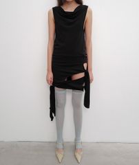 PERVERZE Braid Belt Layered Skirt パーバーズ ブレイド ベルト