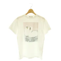 セブンテンバイミホカワヒト SEVEN TEN by MIHO KAWAHITO 24SS アートプリントTシャツ カットソー スワン M 白 マルチカラー /CX ■OSのサムネイル