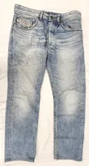  【ディーゼル DIESEL】 ジーンズ W30　デニム パンツ　BRADDOM　ダメージ加工　メンズのサムネイル