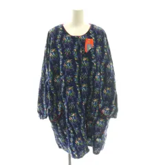 ケンゾー KENZO 花柄チュニック 紺 ネイビー /SS ■OS ■ECD002のサムネイル