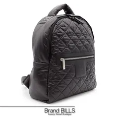 未使用品 CHANEL シャネル コココクーン バックパック リュック A92559 ナイロン ココマーク キルティング ブラック ボルドー 24番台 レディースのサムネイル