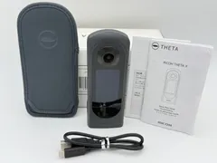 【美品】RICOH THETA X オマケ付 リコー シータ 360度カメラ メタリックグレーのサムネイル