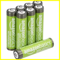 【新品・未使用】ニッケル水素電池 8本 単4形 850mAh 1.2V 充電池 くり返し最大500回 ベーシック 充電済