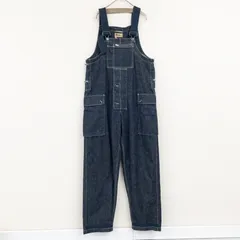 NIGEL CABOURN ナイジェルケーボン LYBRO オーバーオール デニム オールインワン サロペット コットン ネイビー メンズ 48 b02411のサムネイル