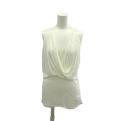 リックオウエンス Rick Owens LILIES リリーズ ドレープ カットソー 変形デザイン ノースリーブ 38 白 ホワイト /NP ■GY19のサムネイル