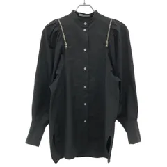CINOH チノ 23SS SUPIMA C/PE/PU PUFF SHOULDER SHIRT/スーピマコットンパフショルダーシャツ 23SST005 ブラック 36のサムネイル