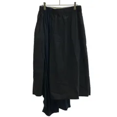 Acne Studios アクネストゥディオズ シルク切替スカート KABA SE/PAPER PSS15 ブラック×ネイビー 34のサムネイル