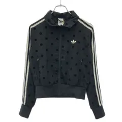 adidas Originals アディダス オリジナルス ポルカドット サテントラックジャケット KV1166 ブラック Lのサムネイル