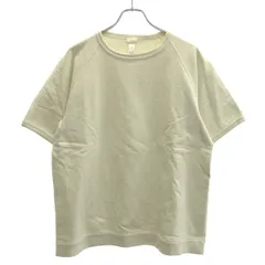 YAECA STOCK ヤエカ ストック SHORT SLEEVE SWEAT 空紡裏毛クルーネック S/S スウェットトップス 32017 オフホワイト Sのサムネイル