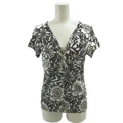 オットー OTTO Tシャツ M マルチカラー 花柄 Vネック 半袖 /KT ■ECA003のサムネイル