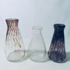 アンティーク　花瓶 アンティーク アンティークガラス 花瓶 3SET 260502-321 - メルカリ
