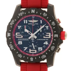 メンズ BREITLING ブライトリング ラバーベルト 22mm レッド