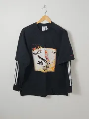 アディダス x コーン korn ロングスリーブ Tシャツ コラボ M (ほぼ新品)のサムネイル