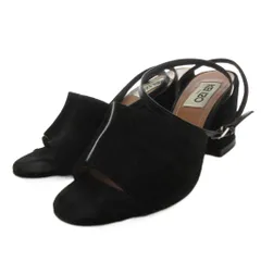ケンゾー KENZO DARIA SANDAL サンダル スエード ハイヒール ブロック 38 黒 ブラック /FFのサムネイル