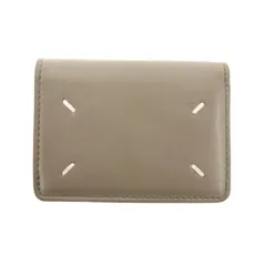メゾンマルジェラ Maison Margiela 22年 4ステッチ 三つ折り ウォレット 財布 コンパクト レザー グレー S36UI0416 /JSのサムネイル