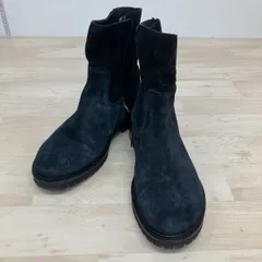 美品 BOEMOS スエード サイドジップ ブーツ 42(26cm相当) ブラック/黒 ボエモス[OK04526]のサムネイル