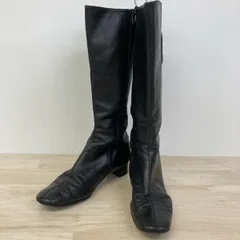 サルヴァトーレフェラガモ ロングブーツ ブラック DY 29644 E33 7 1/2 B (約25cm相当) レディース/靴[OM03586]のサムネイル