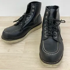 ASBee's/アスビー ワークブーツ 27cm ブラック 黒 モックトゥ 編み上げ レースアップ 品番40000 メンズ[OM03592]のサムネイル