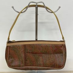 極美品✨ ETRO アクセサリーポーチ ペイズリー レザー グリーン - メルカリ