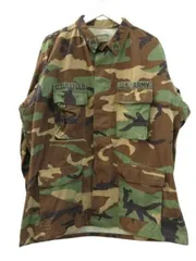 ヴィンテージ VINTAGE U.S.ARMY 90s BDUジャケット ウッドランドカモ 迷彩 リップストップ L-Rのサムネイル